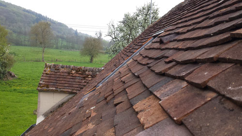Encastrement du Velux par rapport à la couverture (photo)