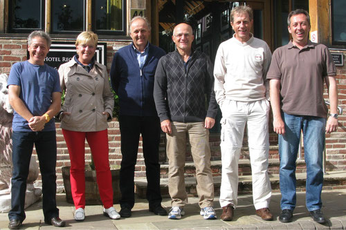 Das CFL-Team: Gust Klein. Karin Cornaro. Patrick Butti, Roland Tex, Jean-Paul Dittgen, David Lieners.