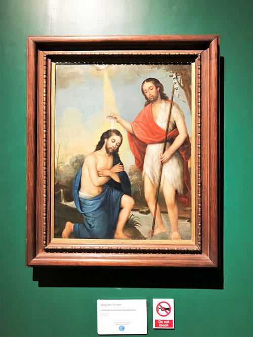 “El Bautismo de Jesus por San Juan Bautista” by Simon Flores, National Museum of the Philippines
