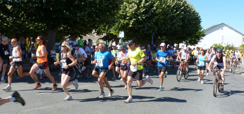 Départ du run & Bike 2011