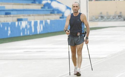 Durante la consecución de 4 records, incluido los 300 km, Can Misses Ibiza, agosto 2013