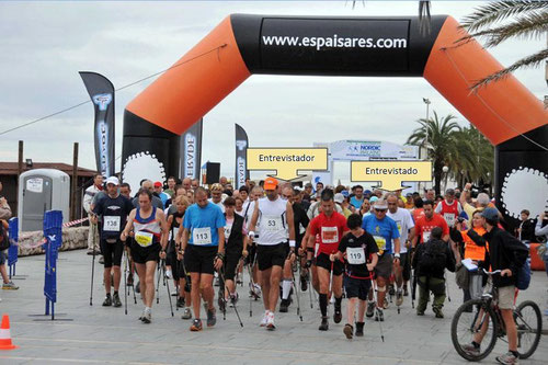 Salida Endurance Nordic Walking Series , Calafell 2010