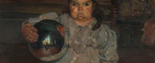 La enana doña Mercedes,1899. Musée d´Orsay.París. En su búsqueda de las raíces comparte mirada con sus contemporáneos y retoma la iconografía del Siglo de Oro velazqueño.Todo un marco histórico y social.Muestra que en su deformidad está la hermosura.