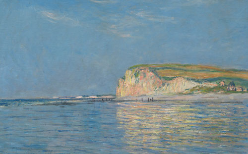 Claude Monet.Marea baja en Porville, cerca de Dieppe 1882.Óleo sobre lienzo,60x81cm.The Cleveland Museum of Art.A su llegada a Pourville ya utilizaba la palabra "series" en 8 estudios a la vez..