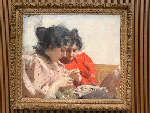Anders Zorn. 1894. Encajeras.Óleo sobre lienzo. 42x48cm. Mora, Zornmuseet.