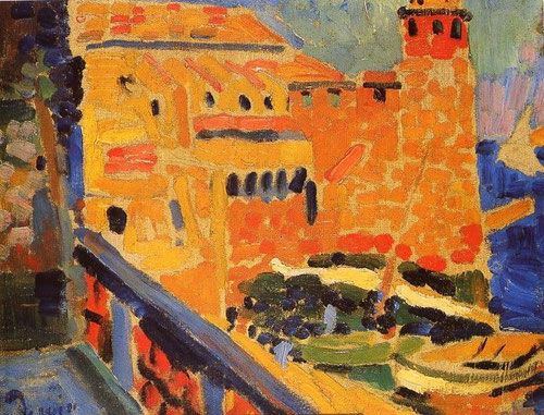 Maurice Vlaminck, Chaville el estanque de l´Ursine 1905. Colección Fundación Tritón. Sus paisajes vertiginosos de colores saturados le dieron el título dl más "salvaje" de los fauves, etiquetado como "fiera", de caracter jocoso e irreverente,concertista..