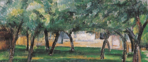 P.Cézanne,Granja en Normandía,1885-6.Óleo sobre lienzo.50x65cm.Albertina,Viena Sammlung Batliner.