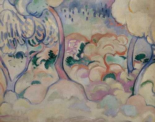 George Braque. Paisaje en L´Estaque 1907. Otawa