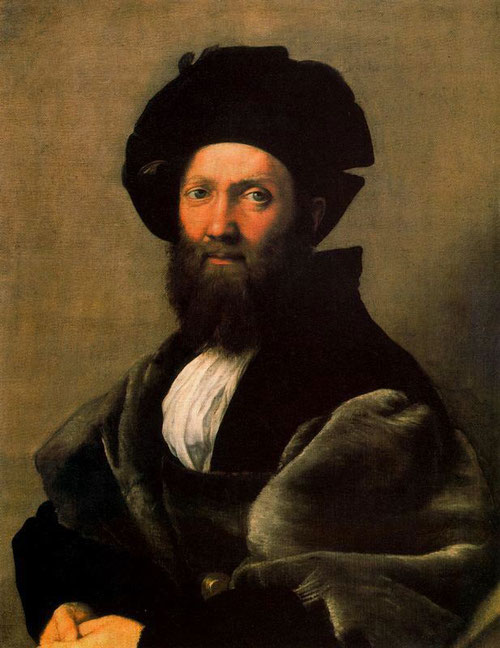 Baltasar Castiglione,1519.Óleo sobre lienzo.82cmx76cm.Museo del Luuvre.