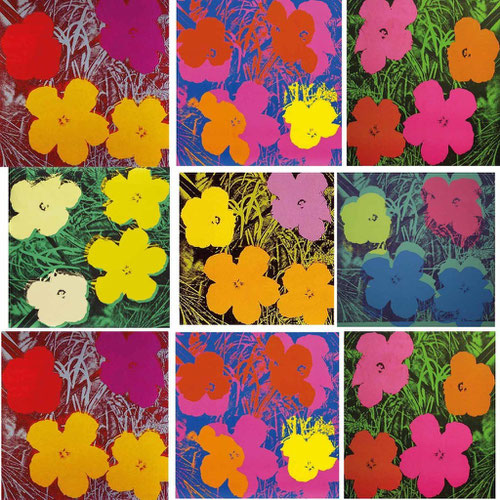 A.Warhol.Flores 1970