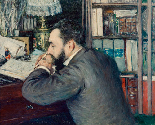 Gustave Caillebotte.Henri Cordier 1883.65x81cm