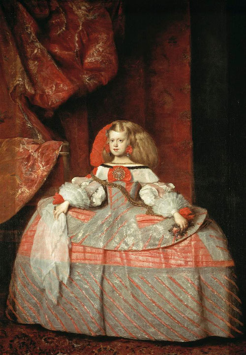 Juan Bautista Martínez del Mazo,La infanta Margarita en traje rosa,1663.M del Prado