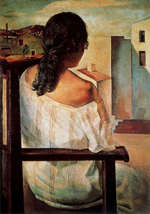 Dalí, Muchacha de espaldas, 1925