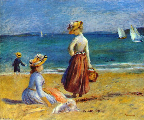 Figuras en la playa,1890.Óleo sobre lienzo. 52x64cm.Nueva York.The Metropolitan Museum of Art.