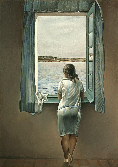 Dalí, Muchacha en la ventana, 1925