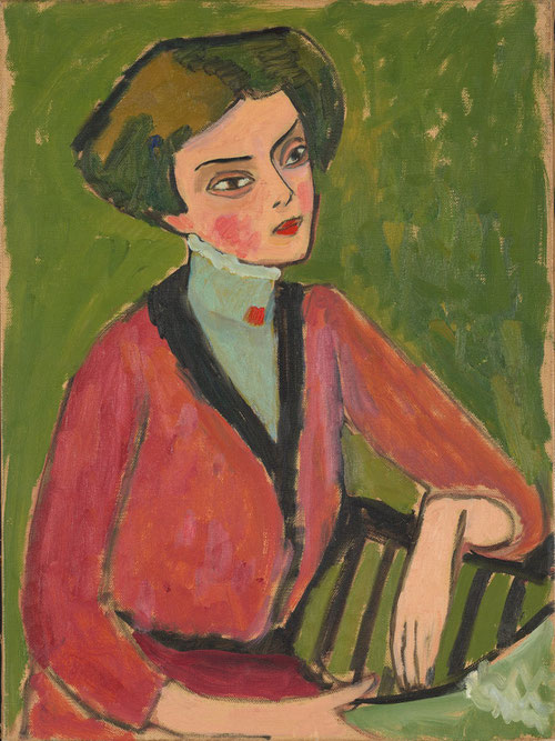 Retrato de Olga  von Hartmann 1910