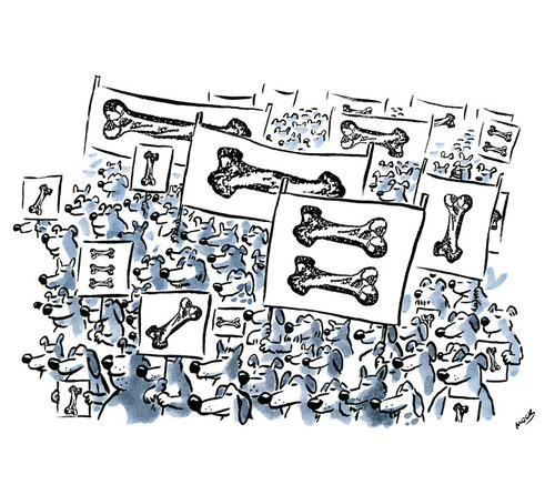 Cartoon von Mock zum Thema Demokratie