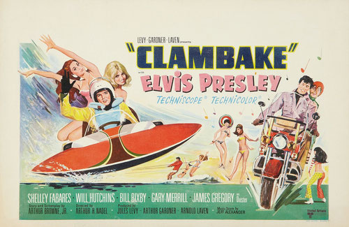 Viel Klamauk im Film "Clambake", in dem Elvis die Kingman intonierte.