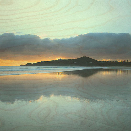 Photo on Timber Main Beach Byron Bay Mirror Reflections