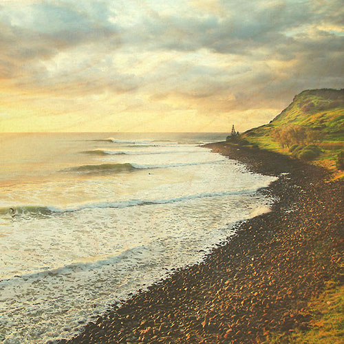Lennox Point Waves Photo on Timber