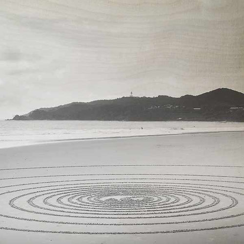 Photo on Timber Sand Art Byron Bay