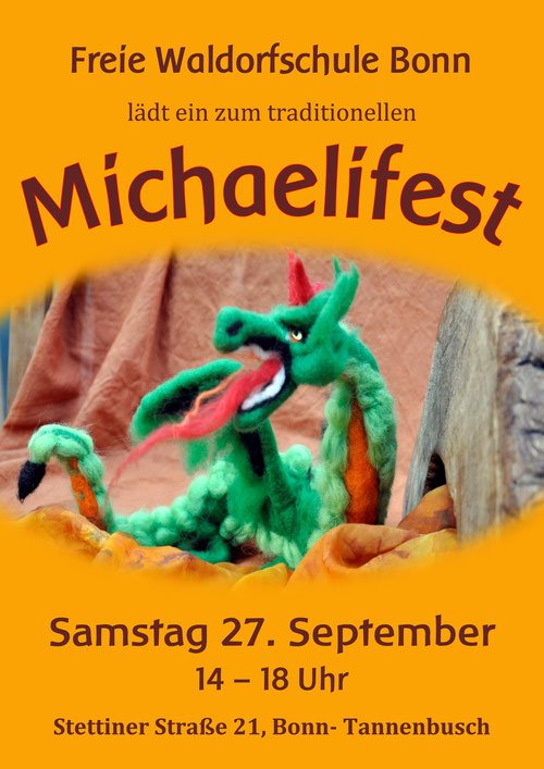 Die Freie Waldorfschule Bonn läd ein zum traditionellen Michaelifest: 27.9.14