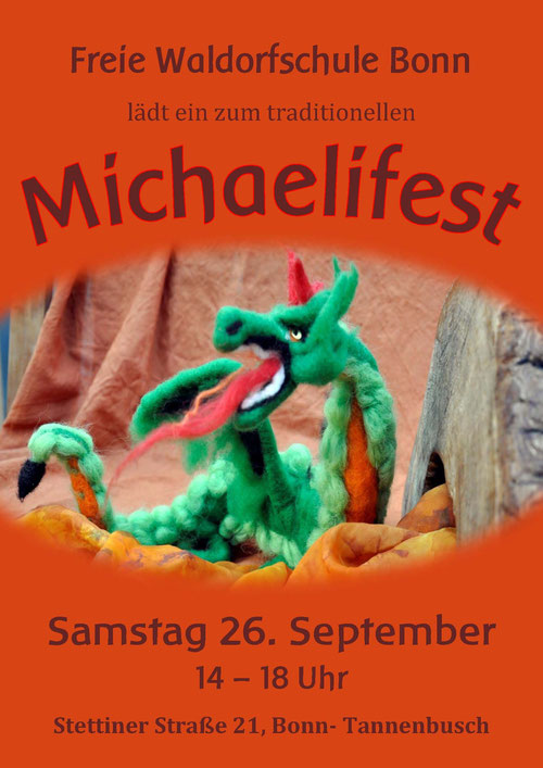 Die Freie Waldorfschule Bonn läd ein zum traditionellen Michaelifest: 27.9.14