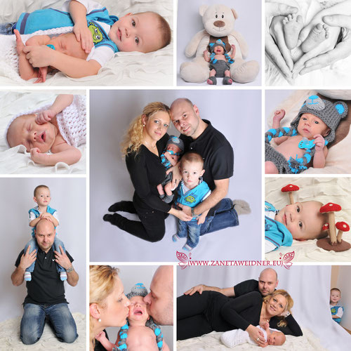 Kinderfotografie Collage