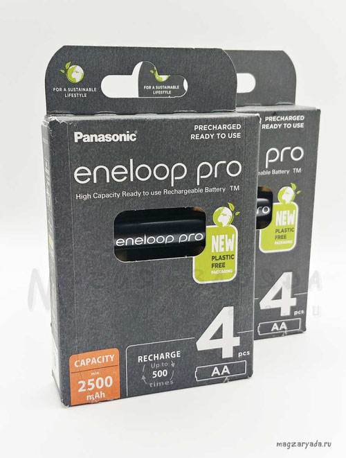 Panasonic Eneloop PRO BK-3HCDE АА 2500mAh 