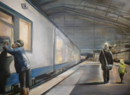 Without a ticket  50 x 100 cm 