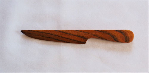 欅のペーパーナイフ　洋刀デザイン