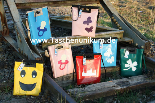 Taschen aus LKW Planen von Christian Anthuber