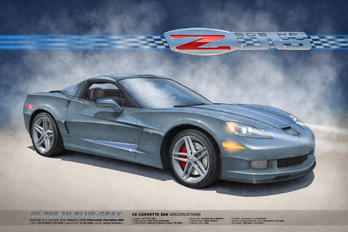 C6 Corvette Z06 drawing