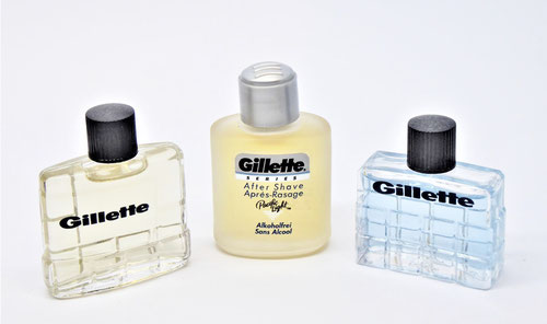 GILLETTE - 3 MINIATURES DIFFERENTES POUR HOMME