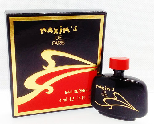 MAXIM'S DE PARIS (PAR PIERRE CARDIN) : MINIATURE EAU DE PARFUM 4 ML