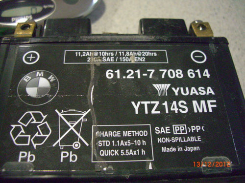 Batteria montata di serie