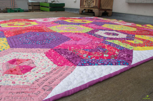 Mein Weihnachts Tischlaufer Quilt Nahen Fotografieren Schreiben