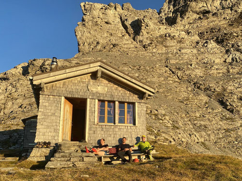 Bei der Ostegghütte angekommen