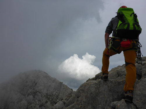 Olli on the Bernia ridge