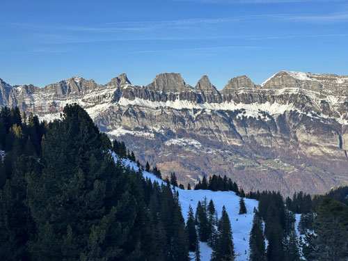 2026/01: Blick vom Prodkamm auf die Churfirsten (CH/SG)