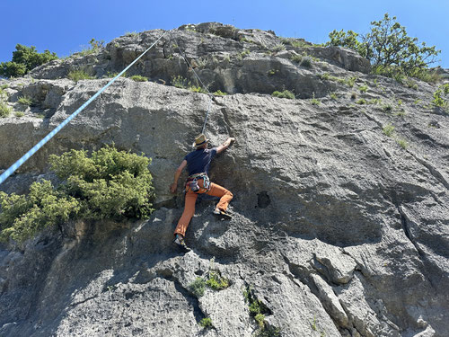 Kletternder Cowboy (unbewaffnet).