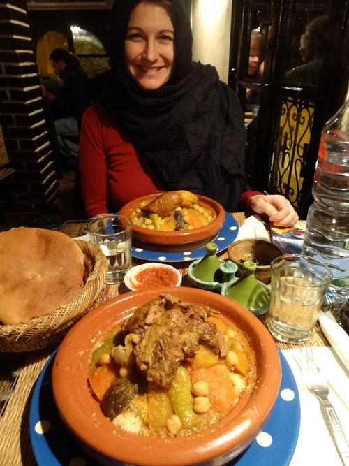 Couscous, das  marokkanische Nationalgericht.