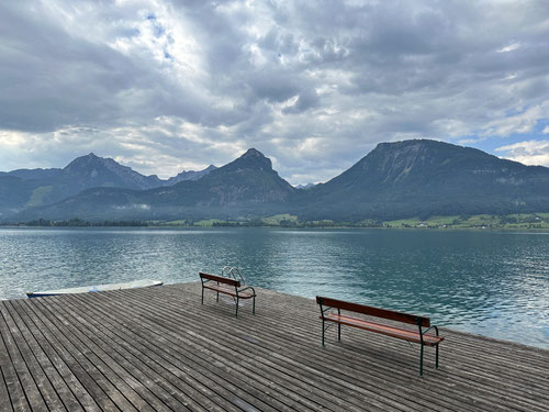 Am Wolfgangsee.