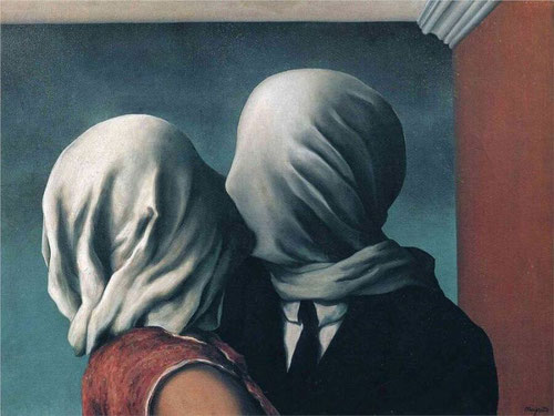 Самые известные картины Рене Магритта - Влюбленные II