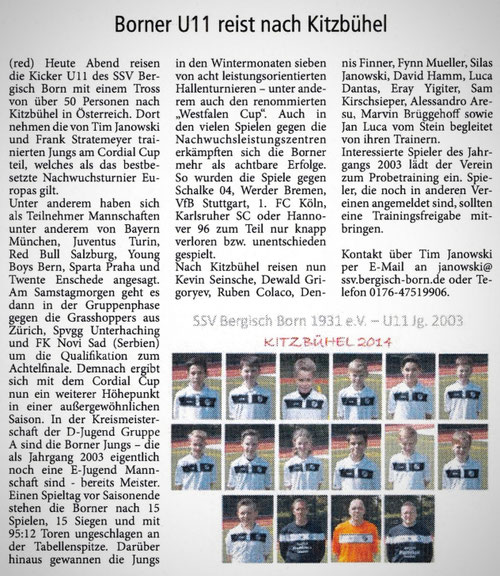 Lüttringhauser Anzeiger 05.06.2014