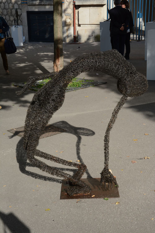 sculpture fil de fer