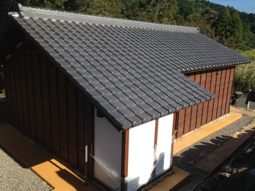 獅子庵　松尾芭蕉の弟子、各務支考のゆかりの建物を建築しました。