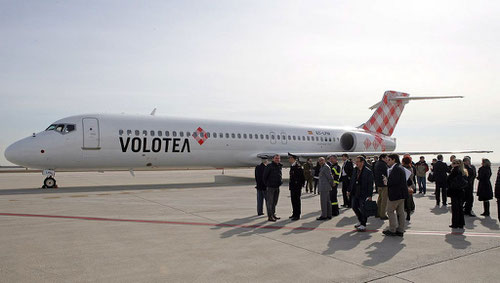 Vorstellung der ersten Boeing 717 in Venedig/Courtesy: Volotea Airlines