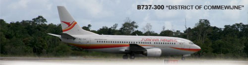 Die MD-82 wurde durch Boeing 737-300 ersetzt/Courtesy: Surinam Airways