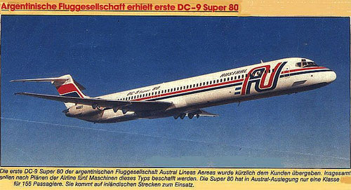 Schwestermaschine der abgestürzten MD-81